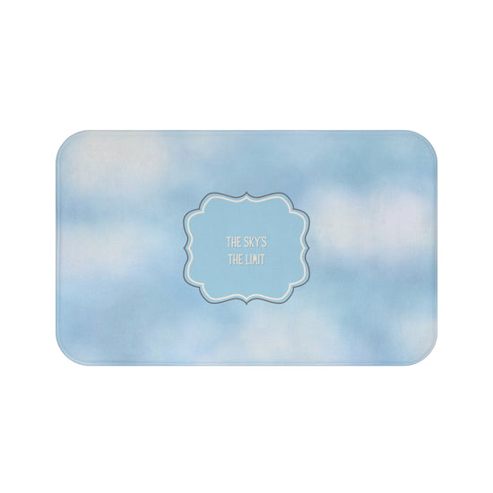Sky Blue Bath Mat – &