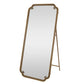 Full Length Mirror With Stand, Floor Standing Dressing For Bedroom - Antique Gold