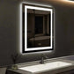 Compact Center Glow LED Bathroom Mirror