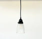 Clear And Frost Fan Ribbed Scallop Pendant Light/Wall Sconce