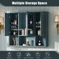 Modern Wall Mounted Medicine Cabinet With Adjustable Shelves, Soft Close Doors, High Define Mirror