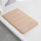 Home Bath Mat Coral Fleece Bathroom Carpet Water Absorption Non-slip Memory Foam Absorbent Washable Rug Toilet Floor Mat