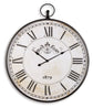 Augustina - Wall Clock - Antique Black