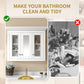 Bathroom Medicine Cabinet With Mirror, 5 Adjustable Closed Shelves, Wall-Mounted - White