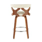 Gardenia - Mid Century Modern Counter Stool (Set of 2)