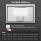 Deluxe Center Glow LED Bathroom Mirror