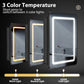 Hausvita Framed Recessed LED Light Bathroom Medicine Cabinet -small