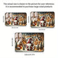 VIKAMA Christmas Elf Snowflake Doormat Anti-Slip, Insulated, Warm Bathroom Mat Bedroom Entrance Rug Bedside Carpet Home Decor