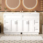Bathroom Vanity With 2 Doors, 2 Drawers, Adjustable Shelf, Hidden Slides & Soft Close Hinges