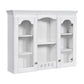 Wall-Mounted Medicine Cabinet With 2 Glass Doors, Adjustable Shelves - White