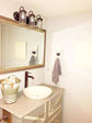 Rustic Vintage Mason Jar BATHROOM Light Trio